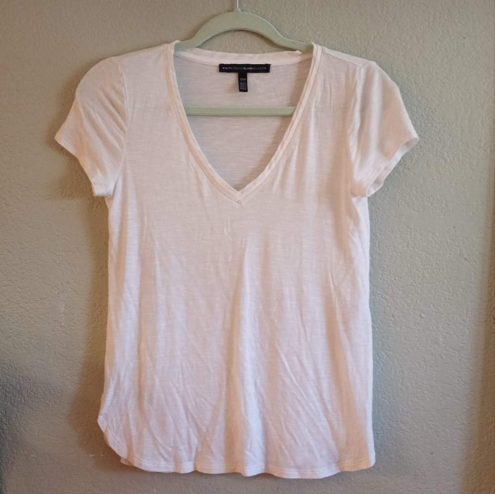 White House/Black Market Short Sleeve Power Tee - Picture 2 of 7